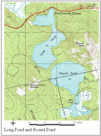 Text Box:
Long Pond and Round Pond